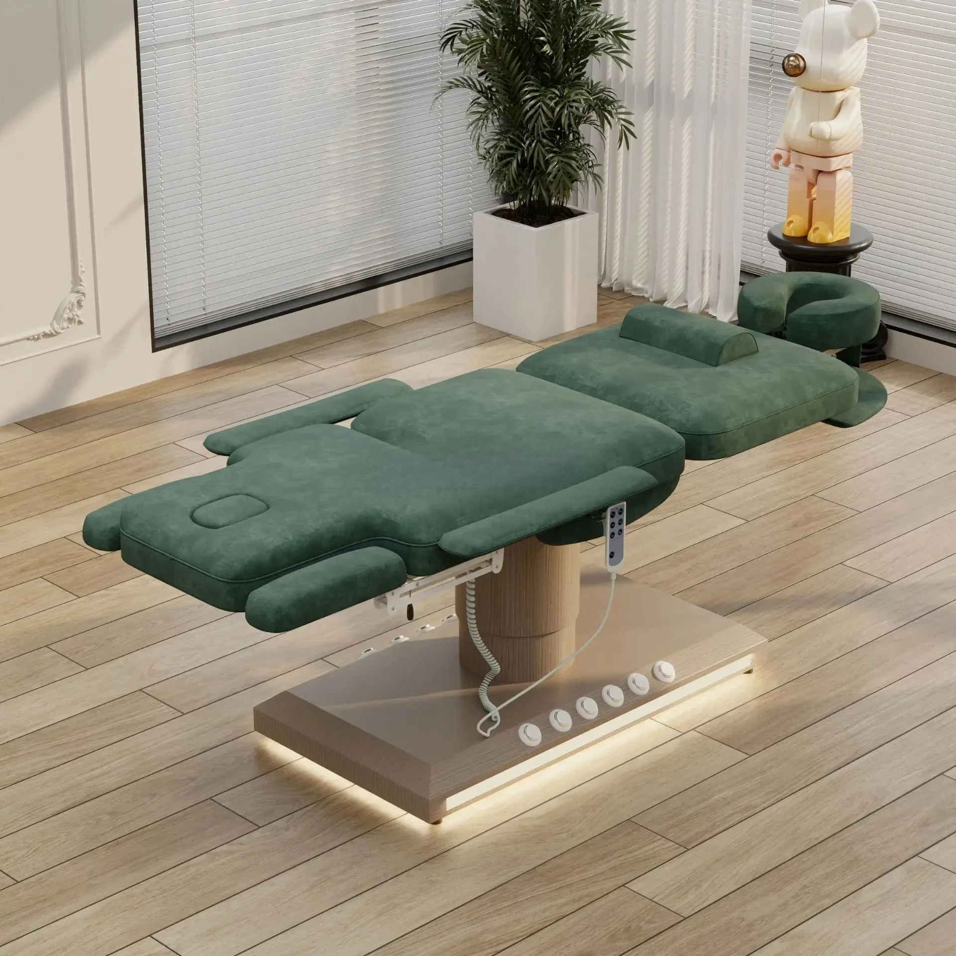 سرير التجميل الكهربائي، سرير العلاج بالتدليك الخاص لصالون التجميل #5