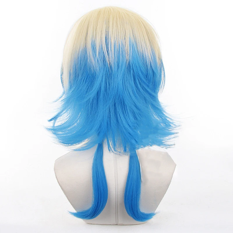 Michael Kaiser Cosplay Pruik Anime BLUE LOCK Hoge Temperatuur Haardraad Lang Haar Met Pruik Cap Voor Vrouwen