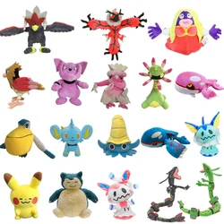 27 Styles Pokemon Plush Toys Anime Cradily Pelipper Omanyte Braviary Spearow Oricorio Granbull Jynx Huntail Rayquaza Kids Gifts