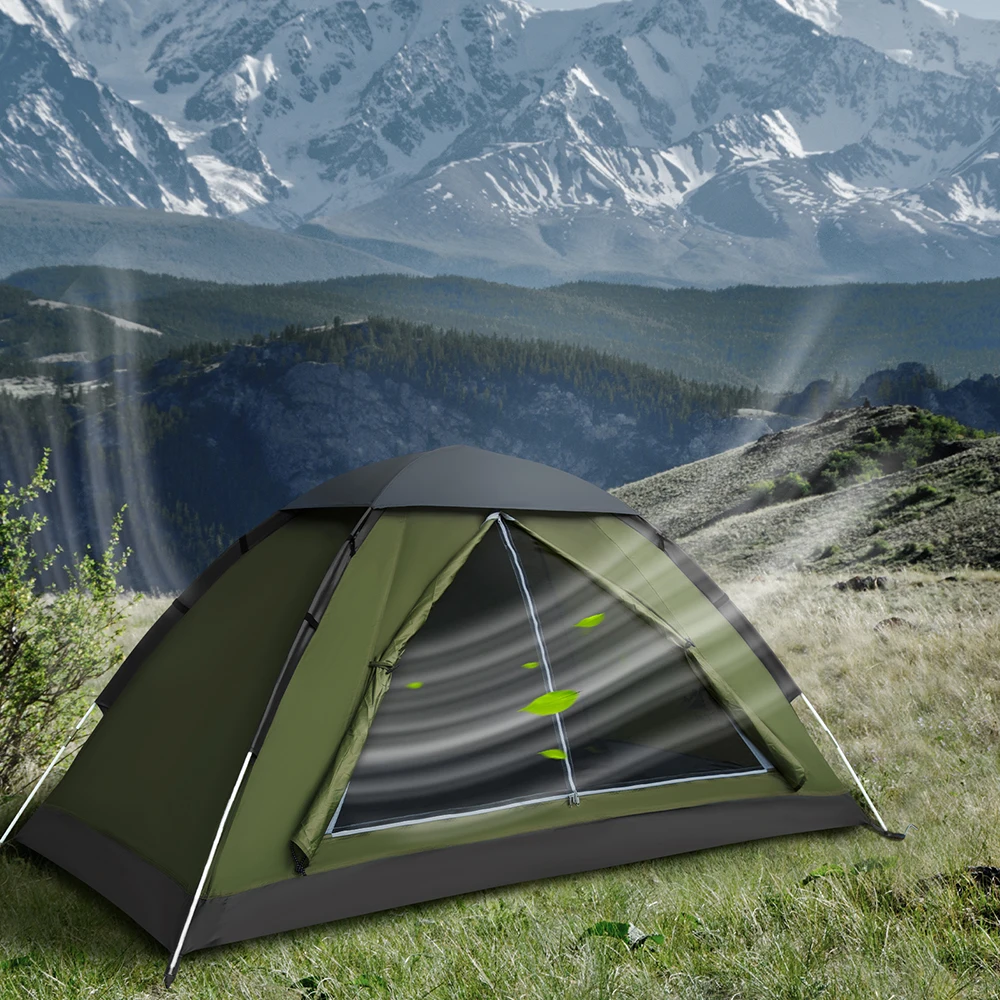Night Cat Backpacking Tent for 2 Persons Lightweight Waterproof Camping Hiking Tent for Adults Kids Scouts Easy Setup
