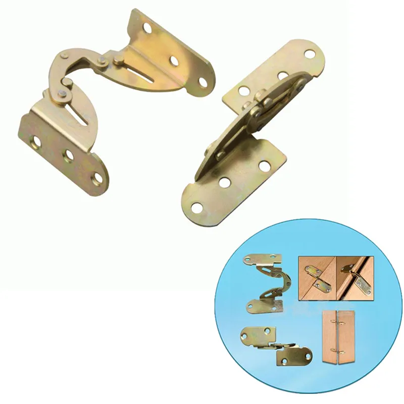 Multi-function 2pcs 180 Degree Dining Table Flap Hinge Hidden Foldable  Folding Flip Hinges Desk Furniture Hardware Accessories