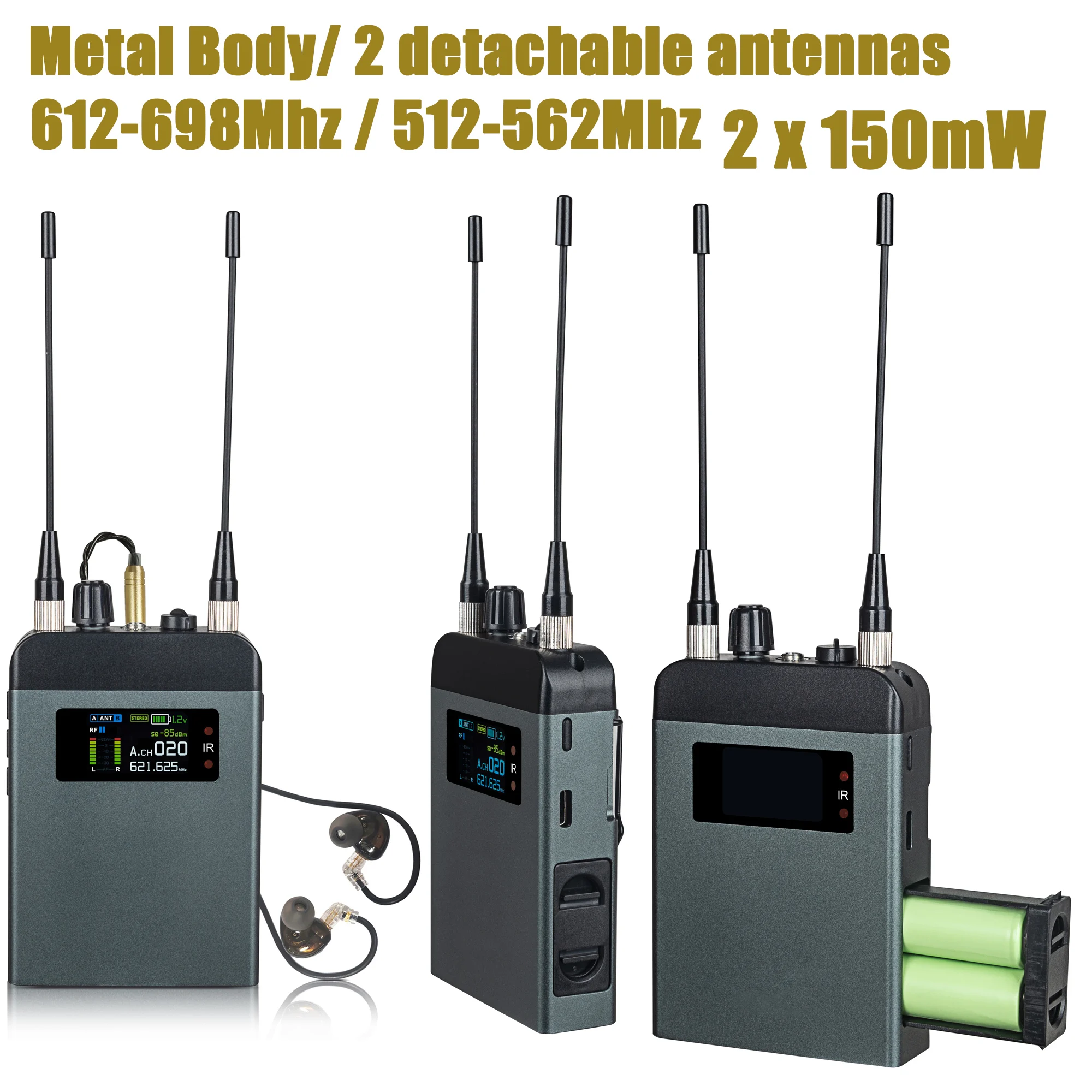 نظام مراقبة ستيريو للأذن Leicozic ، إرجاع المسرح ، سماعة أذن HiFi ، IEM للمغني المحترف ، 2x x mW ، PM10