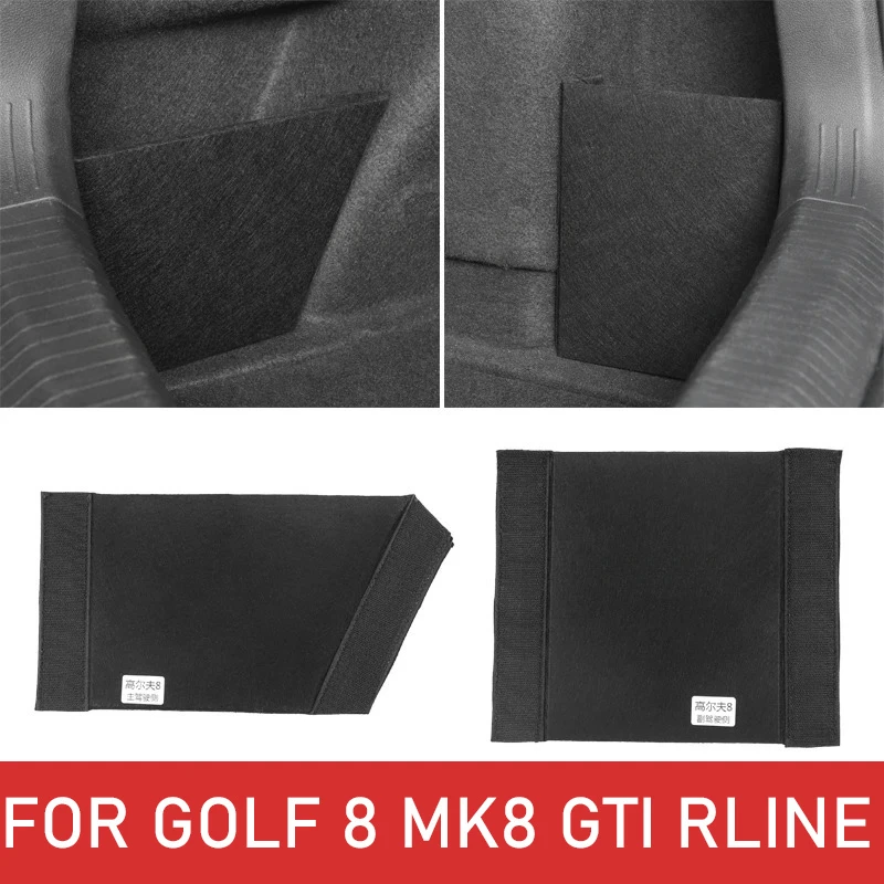 Car Trunk Storage Box Partition Refitted Supplies Interior Accessories For Volkswagen Golf 8 MK8 GTI Rline Convenient Storage