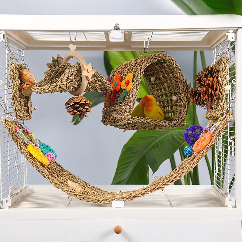 Chewable Parrot Toy - Climbing And Chewing Sports Toy For Lovebirds And Budgies - Fun Activity And Tooth Training For Birds