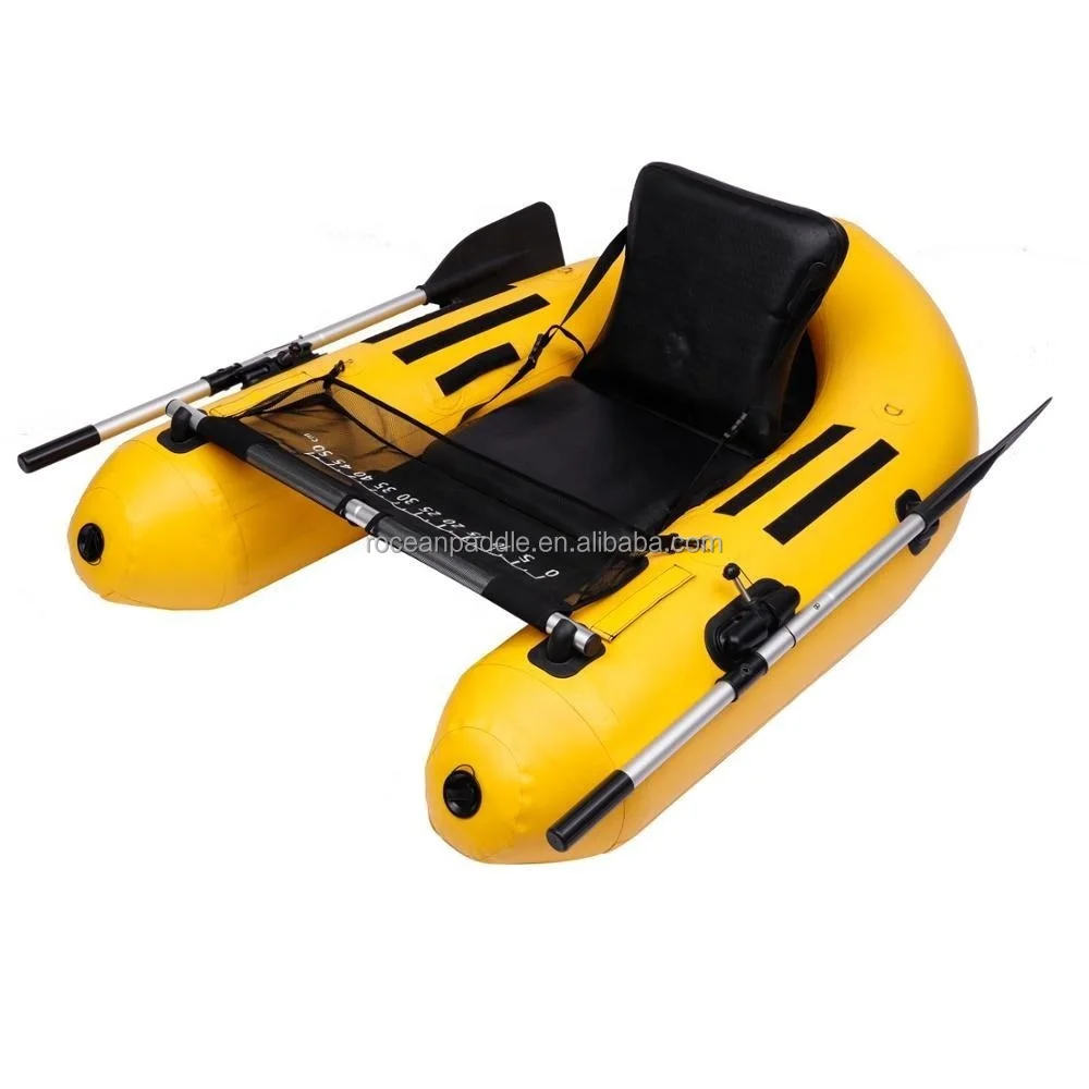 CE OEM Custom PVC Belly Boat Inflatable Rowing Boat Sea River Whitewater Belly Fishing Lure Boat For Sale