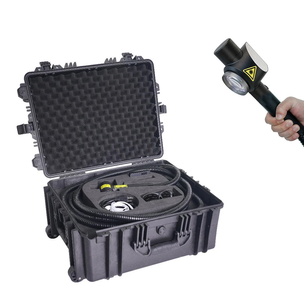 

USA 500W 300W Handheld Portable Mini Pulse Laser Cleaning Machine JPT Laser Source Rust Paint
