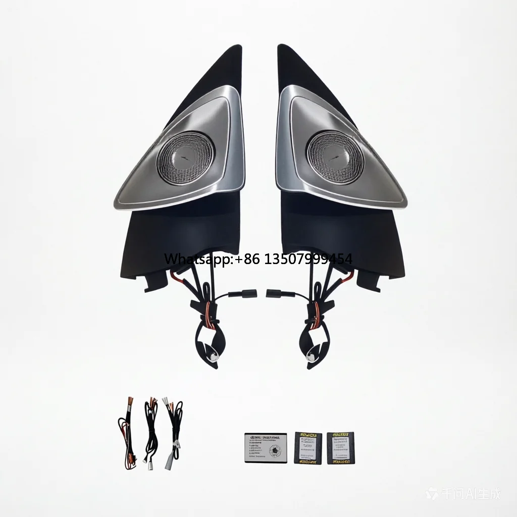 

for 12V 4D Rotating Tweeter with Ambient Light for ML/GL/GLE/GLS W166 Original Control Interior Lighting Upgrade