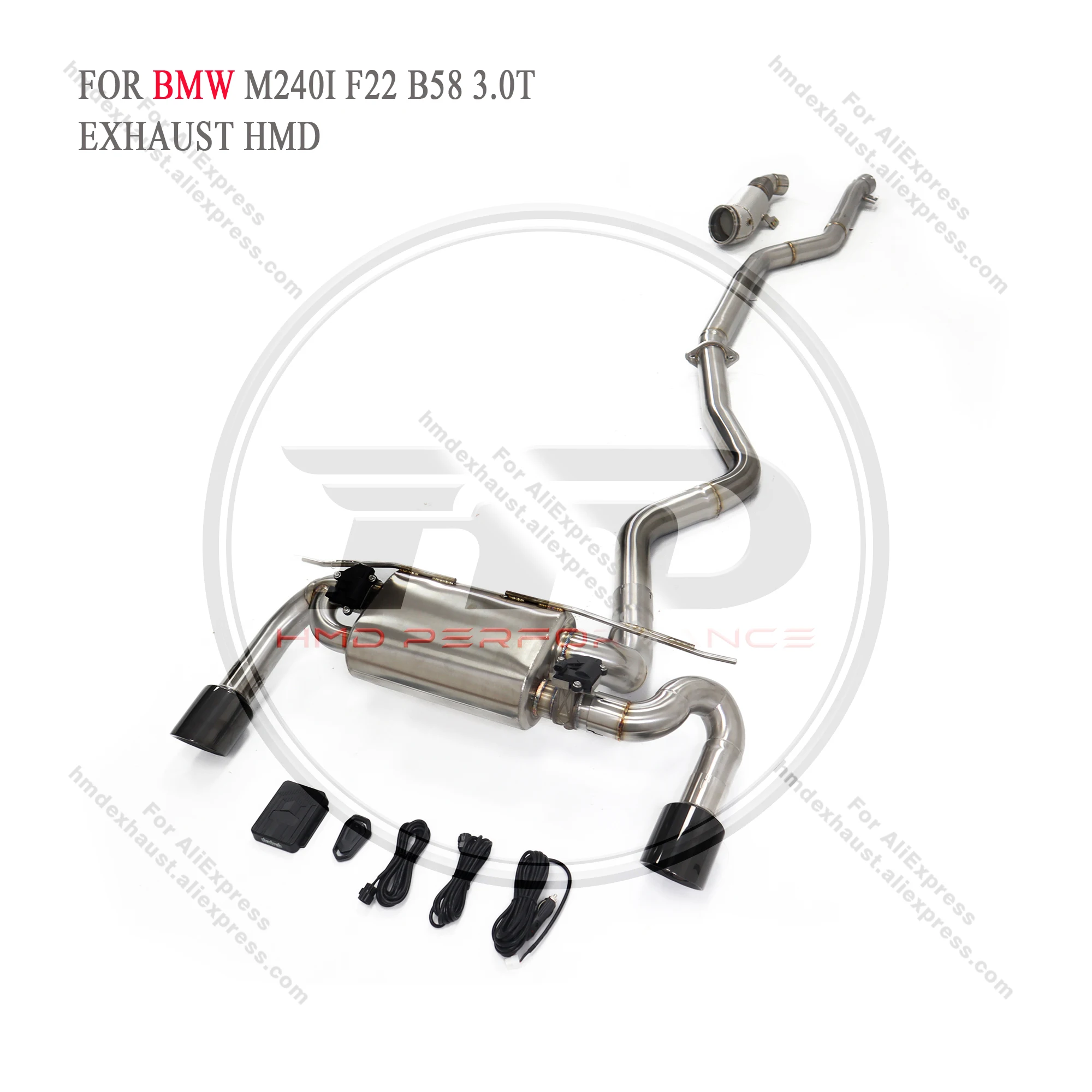 

HMD Stainless Steel Exhaust System Performance Catback For BMW M240I F22 B58 3.0T Muffler With Valve