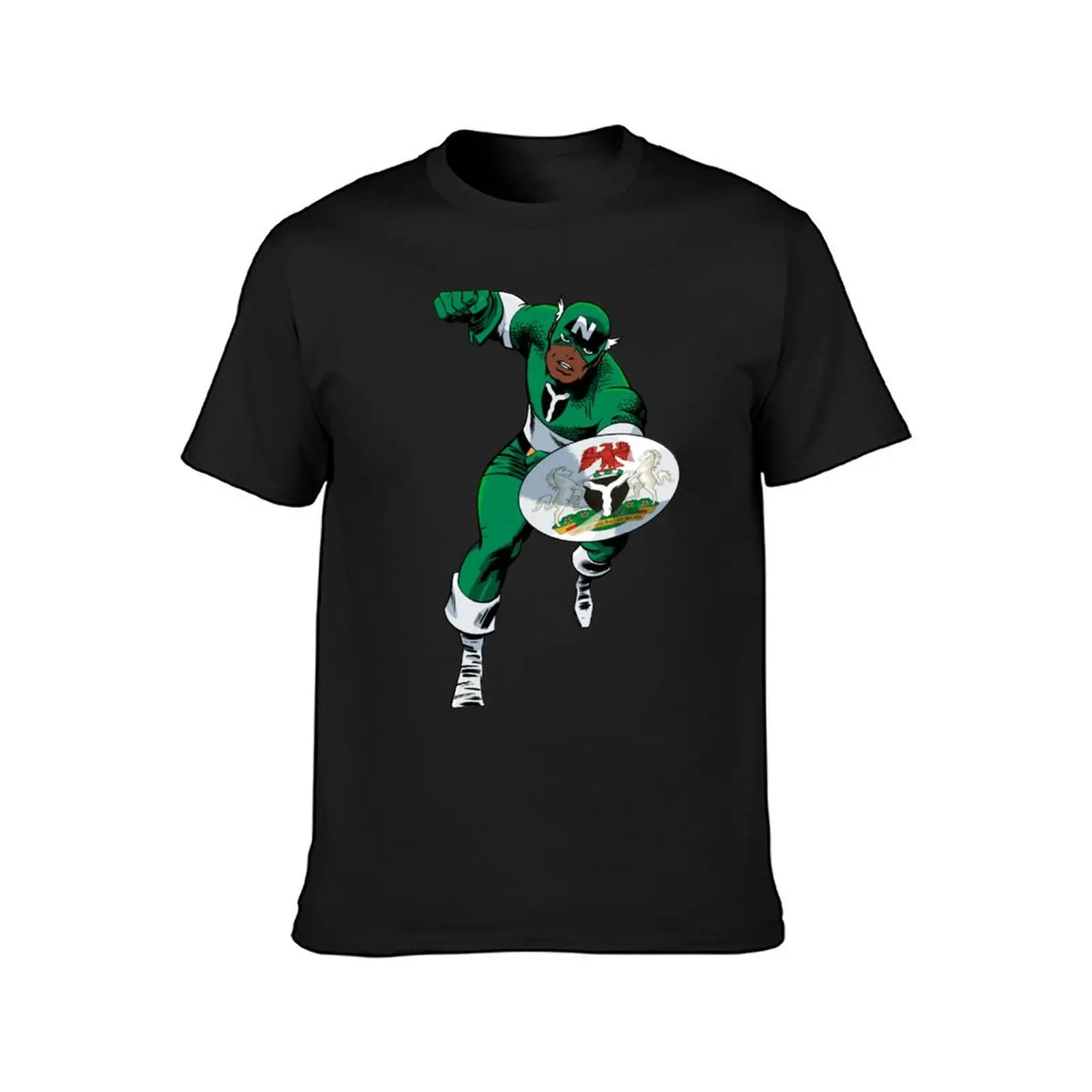 Captain Nigeria T-Shirt cute clothes Aesthetic clothing Short sleeve tee plus sizes mens graphic t-shirts hip hop