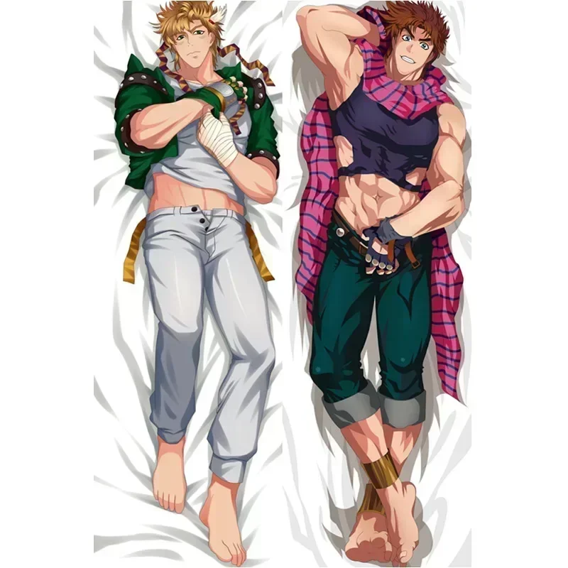 

60x180cm Anime JoJos Bizarre Adventure Pillow Covers Dakimakura Case Sexy 3D Double-sided Bedding Hugging Body Pillowcase JJ01A