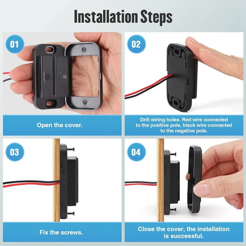 Prise de charge rapide USB pour touristes, panneau de commutation, chargeur de voiture pour bateau marin, moto RL, QC3.0, 36W, 12V, 24V, 4 pièces