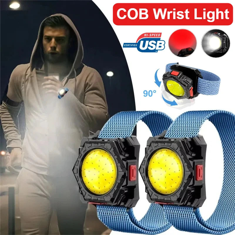 LED Keychain Flashlight USB-C Rechargeable 550Lm Portable Mini Torch Light Pocket Lantern Flood Work Light With Magnet