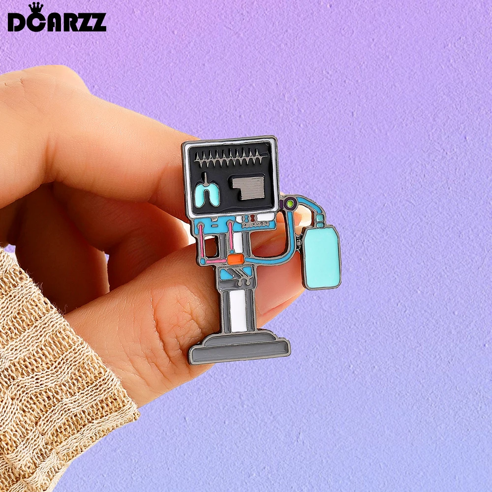 DCARZZ – broche en émail pour instruments médicaux amusants, bijoux de médecine créative, broche pour médecin et infirmière, Badge à revers, accessoires cadeaux