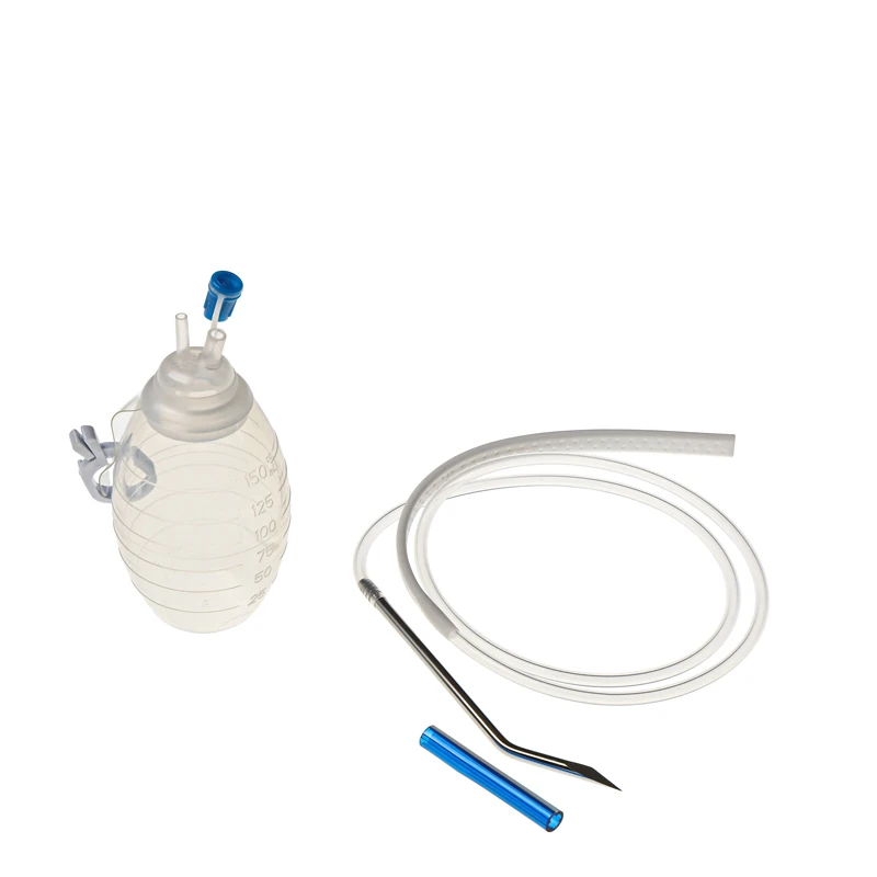 

Medical surgical hemovac wound drainage system bottle closed wound drainage system