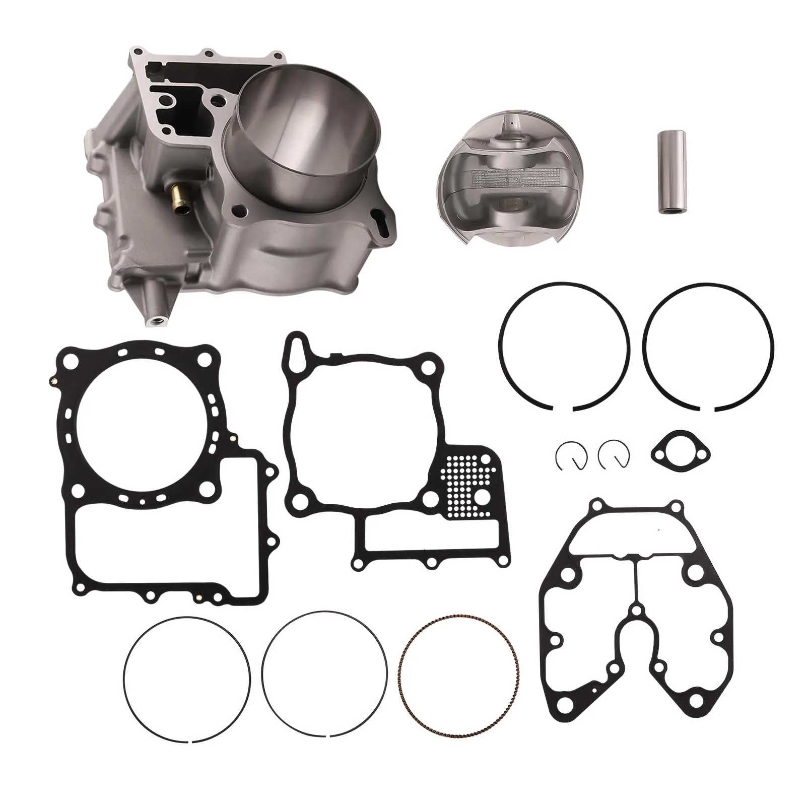 Cylinder Jug Piston Top End Gasket Kit For 2006-2022 Honda Rincon 680 TRX680FA For Honda Pioneer 700 SXS700 M2 & M4  2014-2021