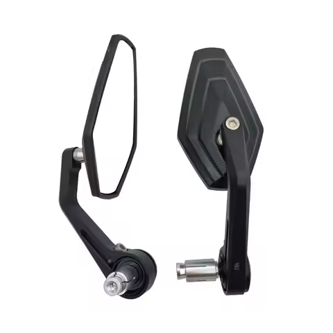 Aluminum Alloy Motorcycle Rear Mirror 22mm Handlebar End Mirror Universal For Honda CBR400R 650R varadero XL1000 CB300R NC750X