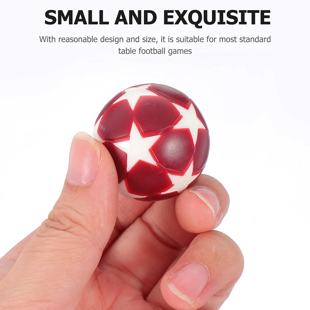 

12pcs Table Football Machine Accessories Foosball Replacement Balls Plastic Soccer Game Parts Kids Puzzle Toys Lightweight