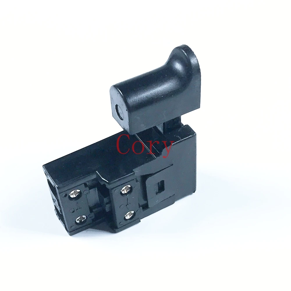 4A 250VAC 4 Screw Terminals Momentary Action DPST Trigger Switch FA2-4/2W4