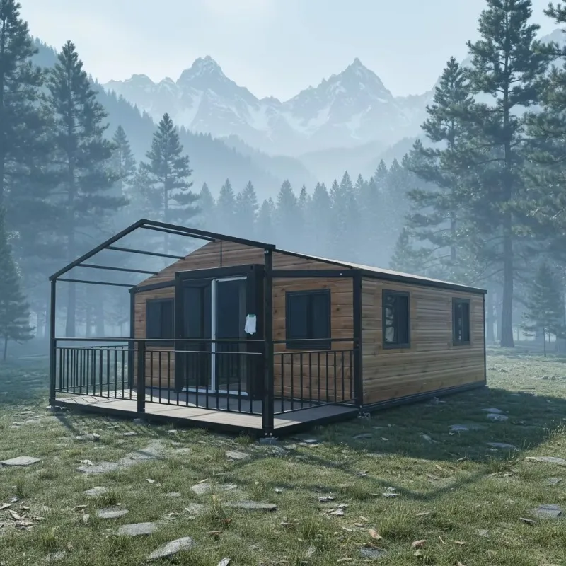 Hot Sale 20FT 40FT Modern Prefab Sandwich Panel Waterproof Expandable Foldable Container House School Gym Hotel Villa