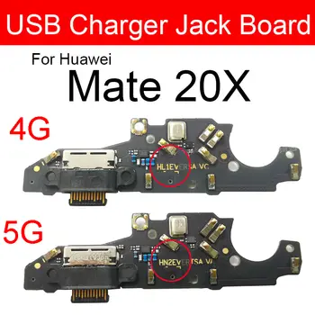 Originální USB konektor nabíječky pro Huawei Mate 20X 4G 5G 20 X USB nabíjecí port dokovací stanice flex kabel náhradní díly 10 nejlepší prodej Chytrý telefon Huawei Mate 20X - №1