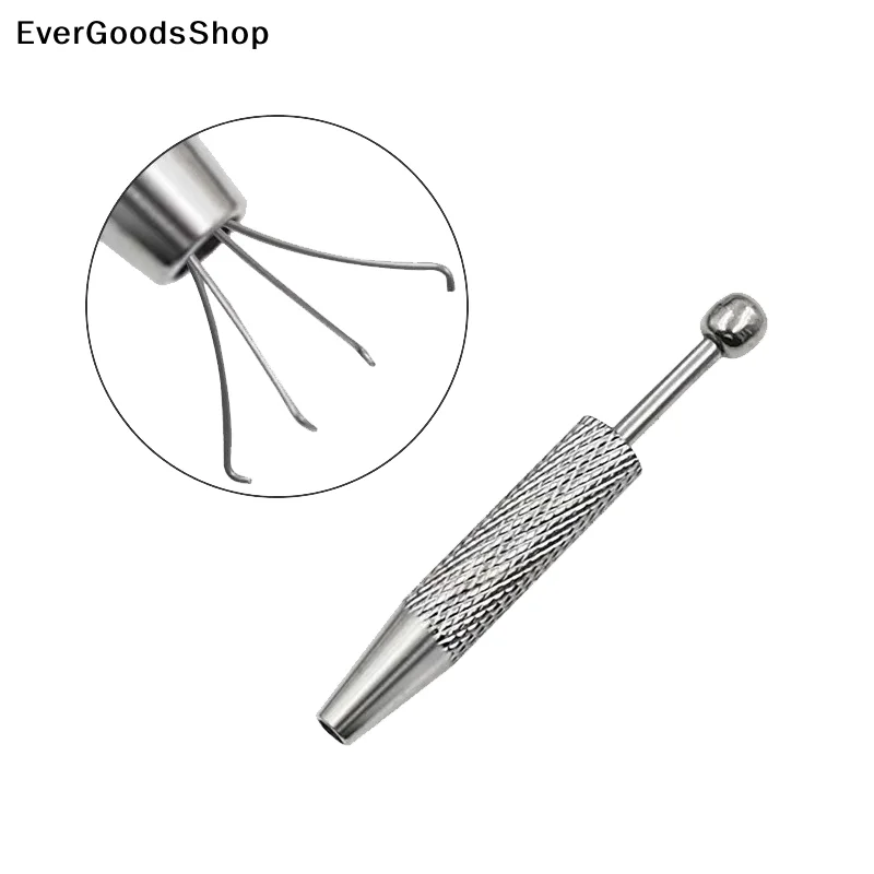 New 1pc 4 Claws Tweezer Jewelry Holder Gems Parts Screws Pick-up Tools Grabber Catcher Jewelry Clip 4 Prongs Tweezer