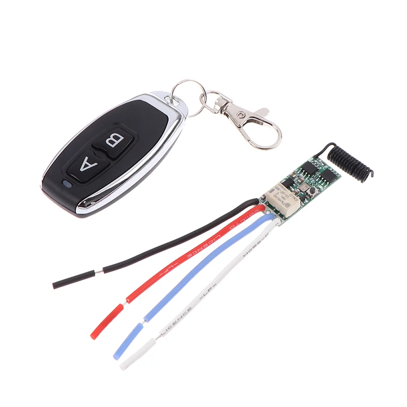 DC 3V 6V 12V 24V Wireless Mini Relay Normally On Normally Off Remote Control Switch 433Mhz RF Remote Receiver Transmitter