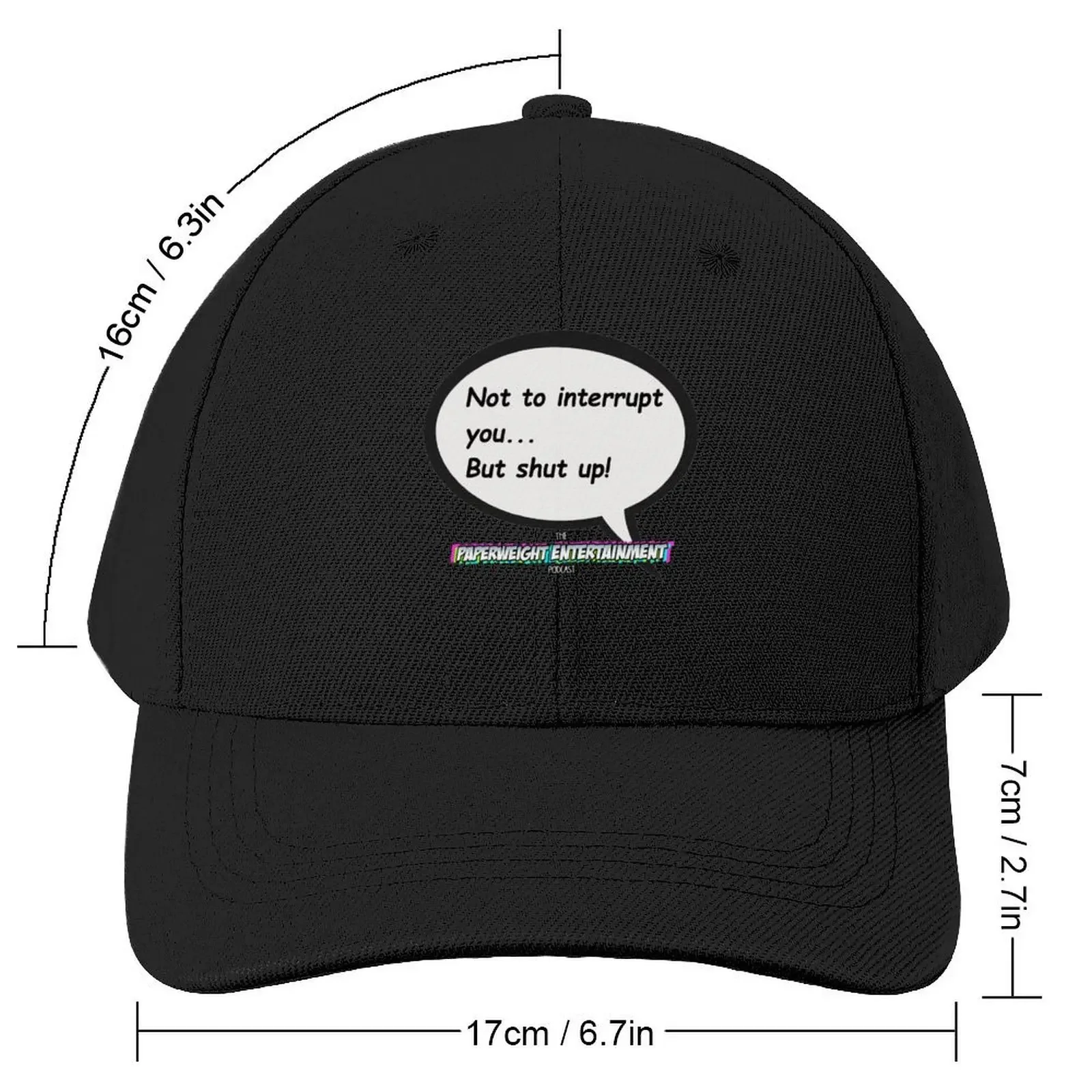 Not to Interrupt... Baseball Cap Anime Hat Sports Cap Rugby Caps For Men Women's