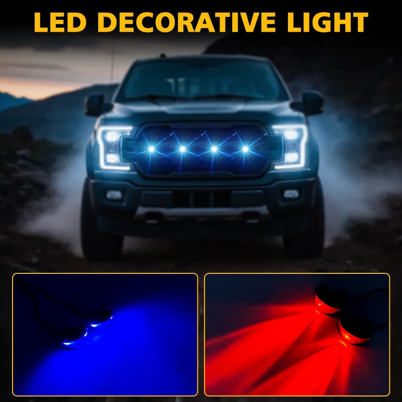 العالمي 2 قطعة دراجة نارية مرآة الرؤية الخلفية LED أضواء النسر بدوره إشارة مؤشر السوبر مشرق Led دراجة نارية الذيل الفرامل الضباب الخفيف