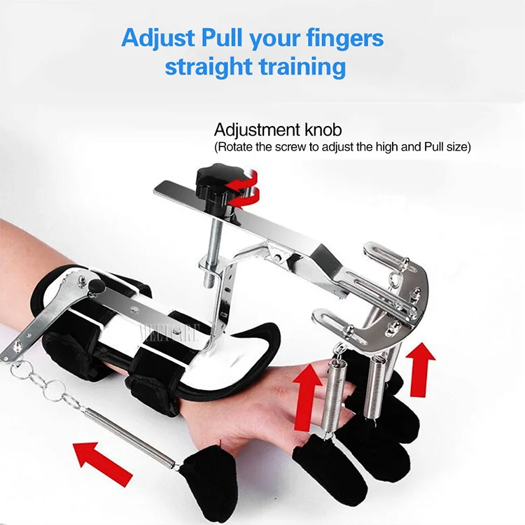Picture 4: Rehabilitation Hand Brace, Steel Aluminum Alloy, Wrist Orthosis Support, Finger Training Device, Apoplexy Joint Splint