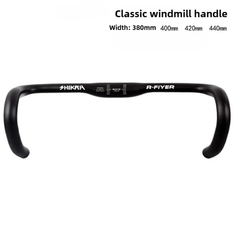 

Руль для шоссейного велосипеда 31,8 мм, сверхлегкий гравийный руль из алюминиевого сплава, расклешенный изогнутый руль 380/400/420/440 мм, аксессуары для велосипеда