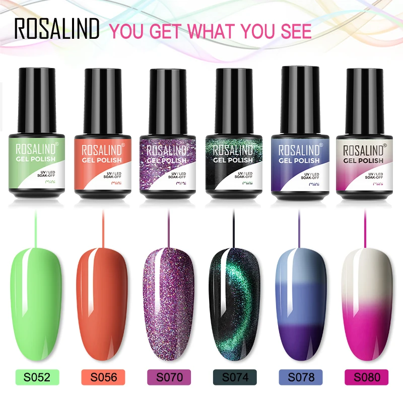 ROSALIND-pegamento magnético para uñas, Gel magnético de arcoíris, serie ojo de gato, esmalte de uñas, Gel UV, barniz semipermanente, decoración de uñas, 2025