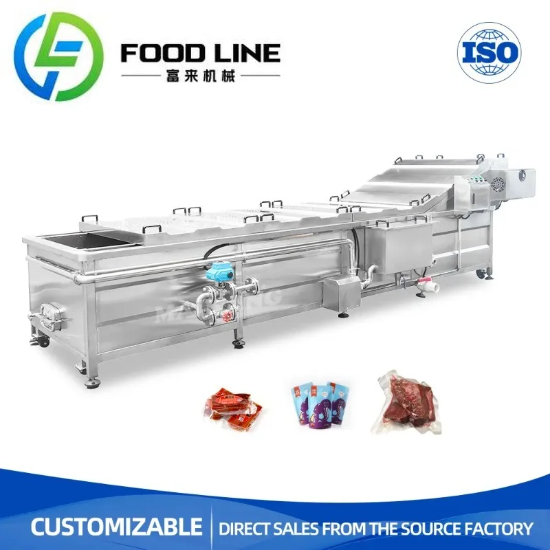 Customizable Tea Drink and Peanuts Butter Jam Pasteurization Machine Pasteurizer for Soft Bags and Glass Bottles