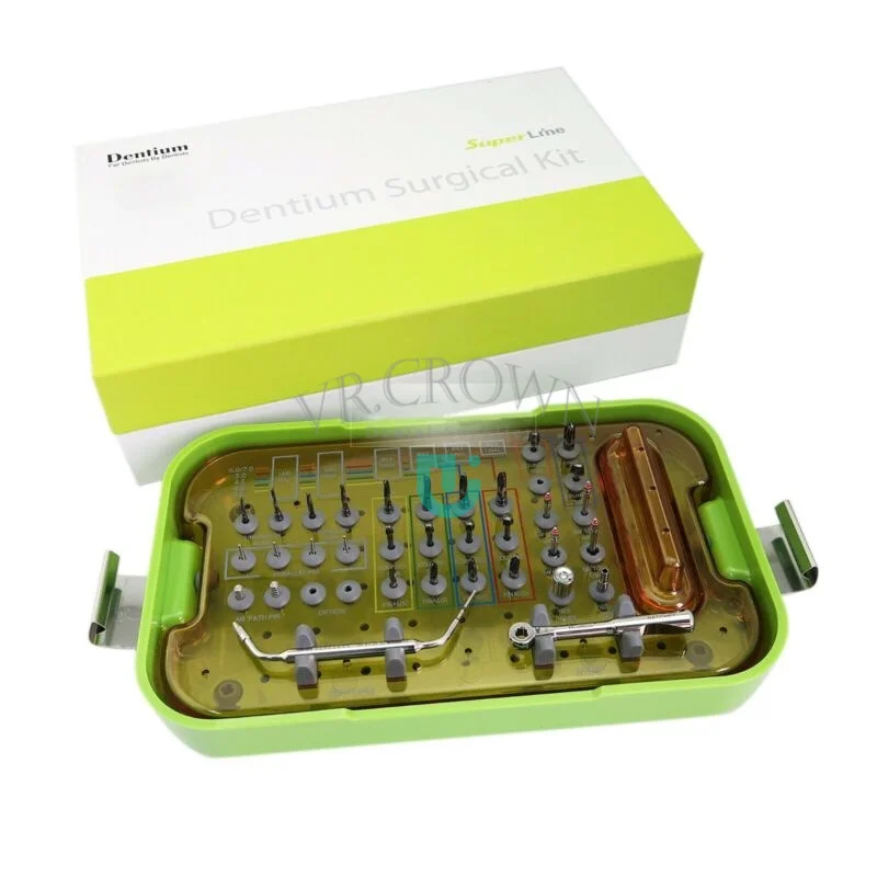 Dentium Surgical Kit SuperLine & Implantium UXIF Dental Implant Instrument Drill Dentium - SuperLine & Implantium Surgical Kit