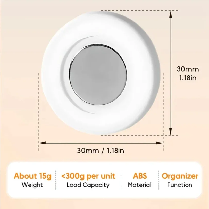 حامل مغناطيسي للتحكم عن بعد بدون مثقاب لاصق على الحائط لأجهزة التحكم عن بعد التلفزيونية، توفير المساحة، منظم لزج قوي للمفاتيح #6