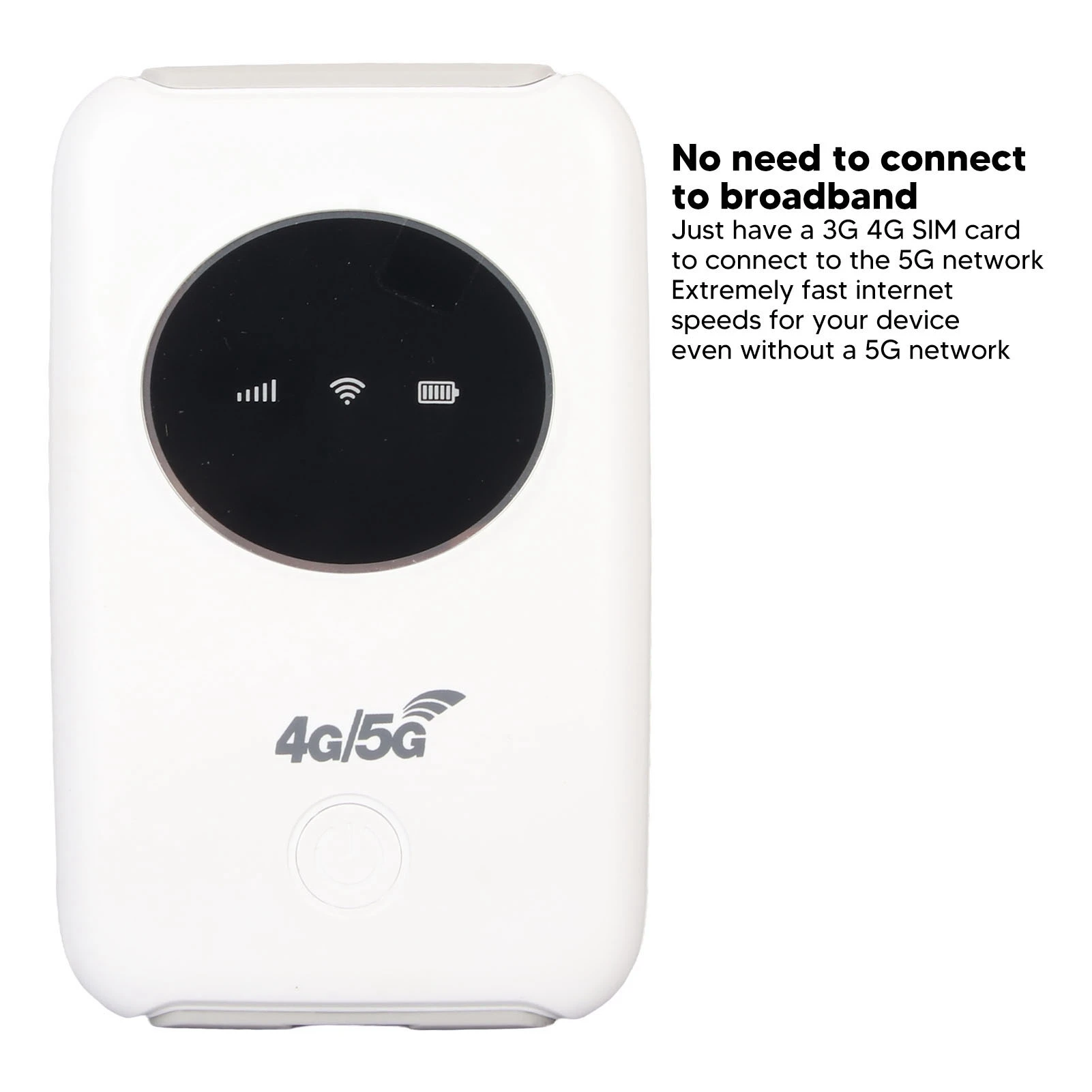 4G LTE USB WiFi Modem 300Mbps Unlocked 4G WiFi Micro SIM Card Slot Built in 3200MAh Wireless Portable WiFi Router