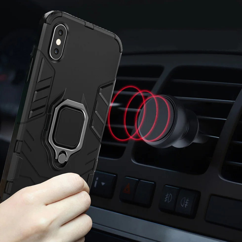 Luxury Magnetic Ring Car Case For Huawei P20 P30 Lite Honor 10 play Mate 20 Pro P smart Nova 3 3i 3e 4 5 Cover Cell Phone Casing