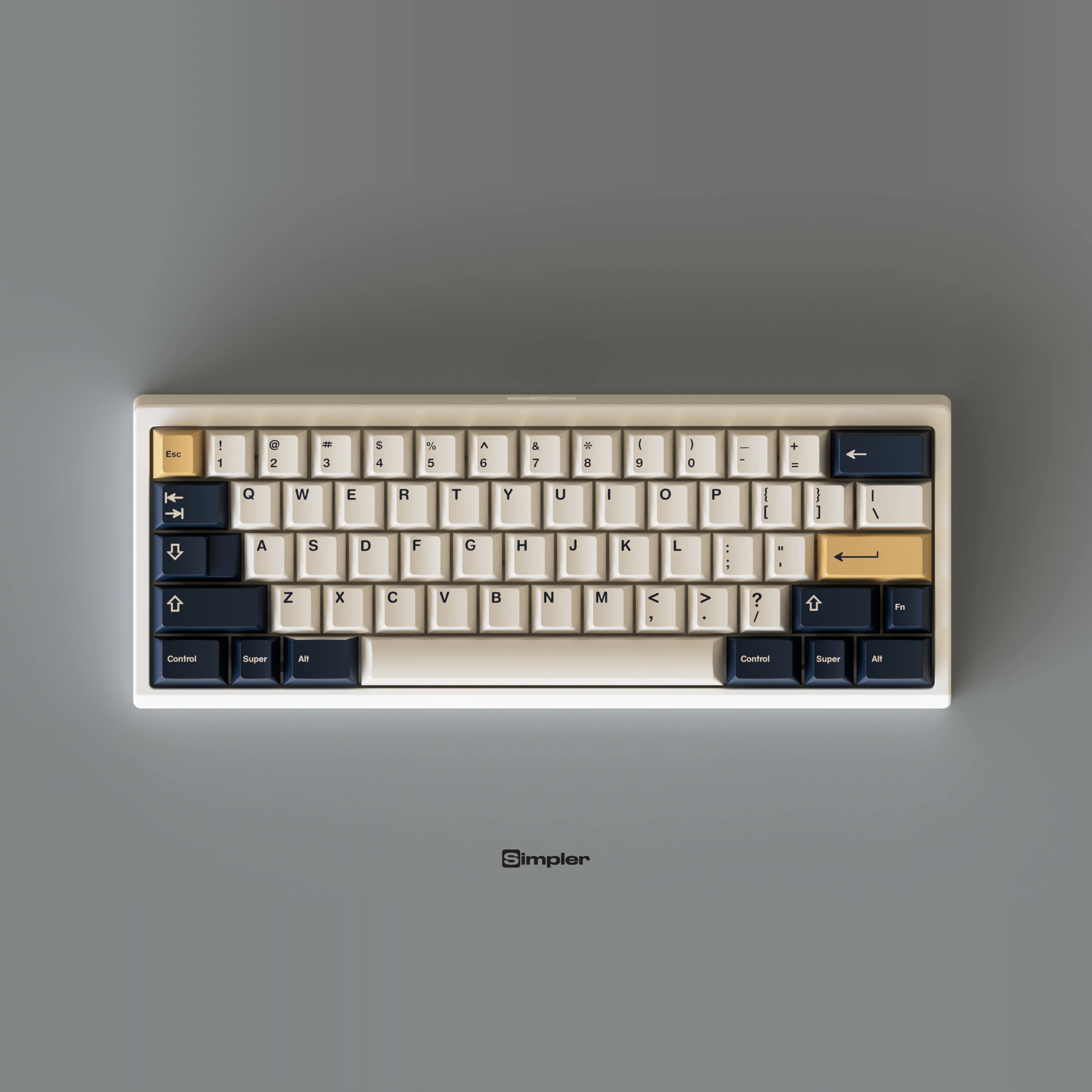 

iLumkb Simpler60 DIY Mechanical Keyboard Kit Customized Gasket Mount 6063 CNC Aluminum Case Hot Swap PCB