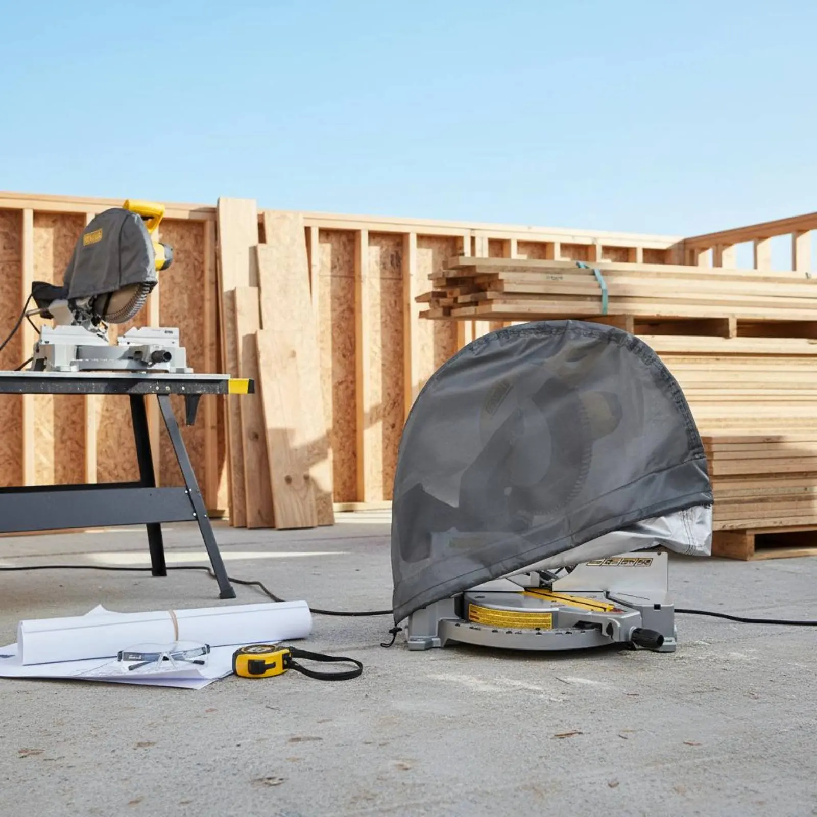 

Table Saw Cover Protection Waterproof Tool Cover Electric Saw Protector Tear Resistant Universal Particulate Guard