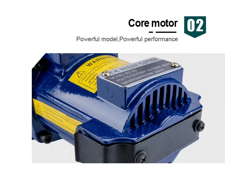 RC-20 Portable Electric Hydraulic Rebar Cutter Steel Bar Cutter