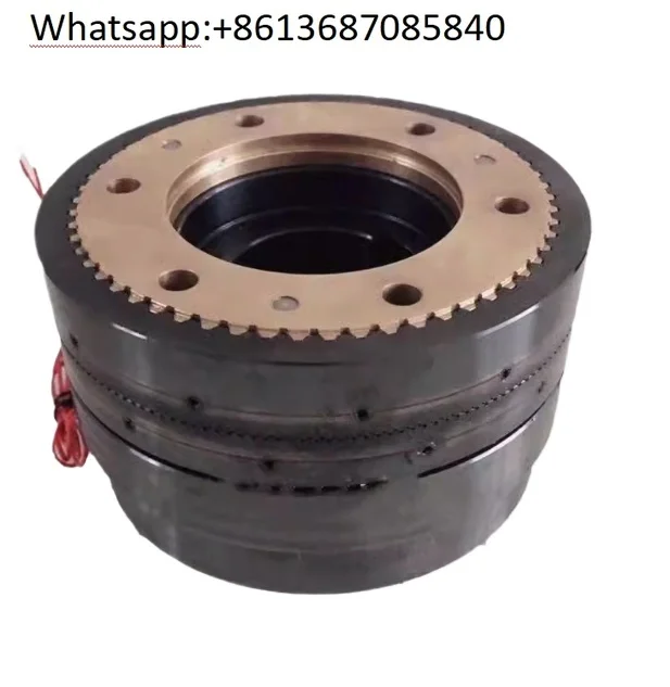 DLY3-5A25A41A63A100A200A Toothed Electromagnetic Clutch Multi Plate Wet High Torque Mechanical 24