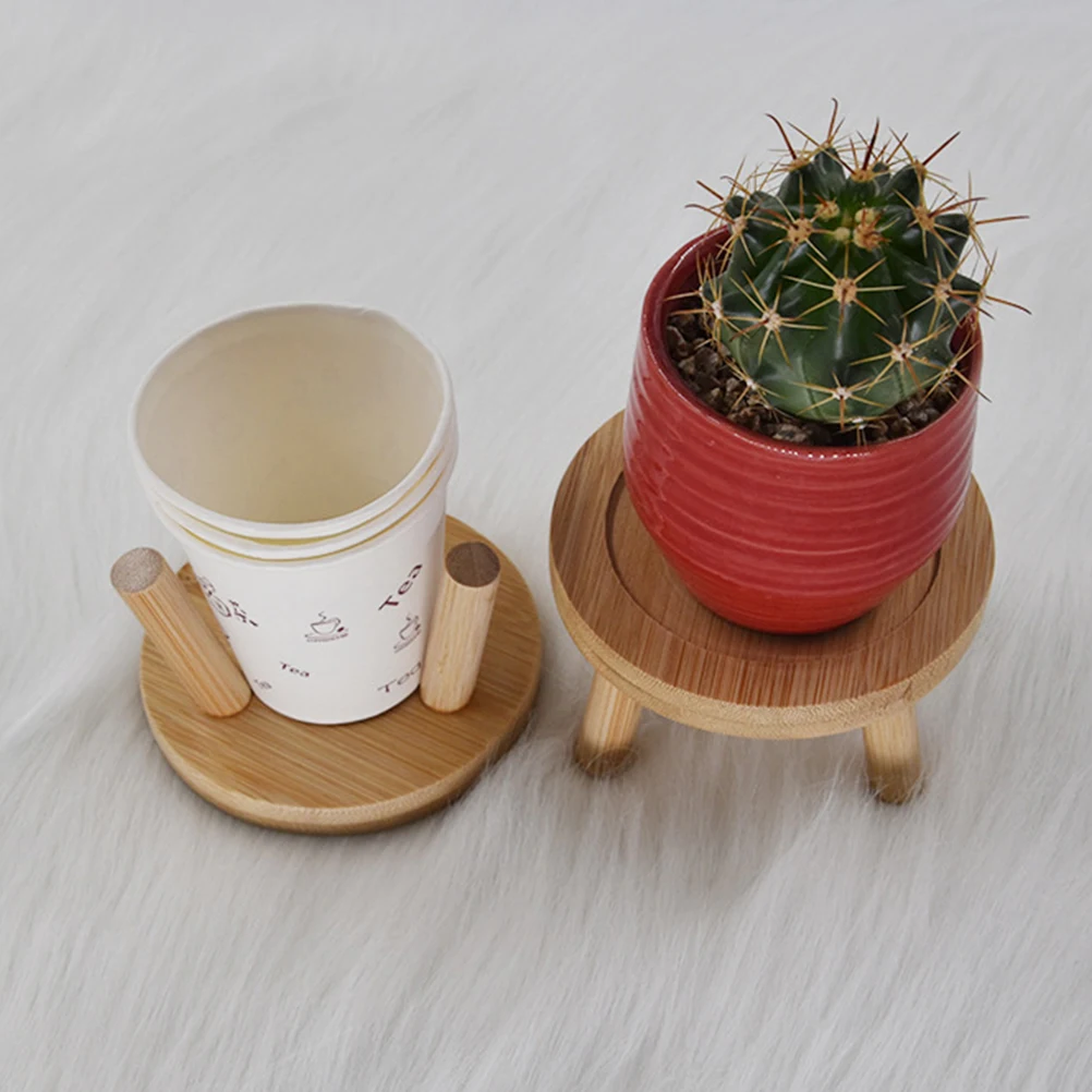 

Set of Flower Pot Saucers Elegant Planter Tray for Decoration