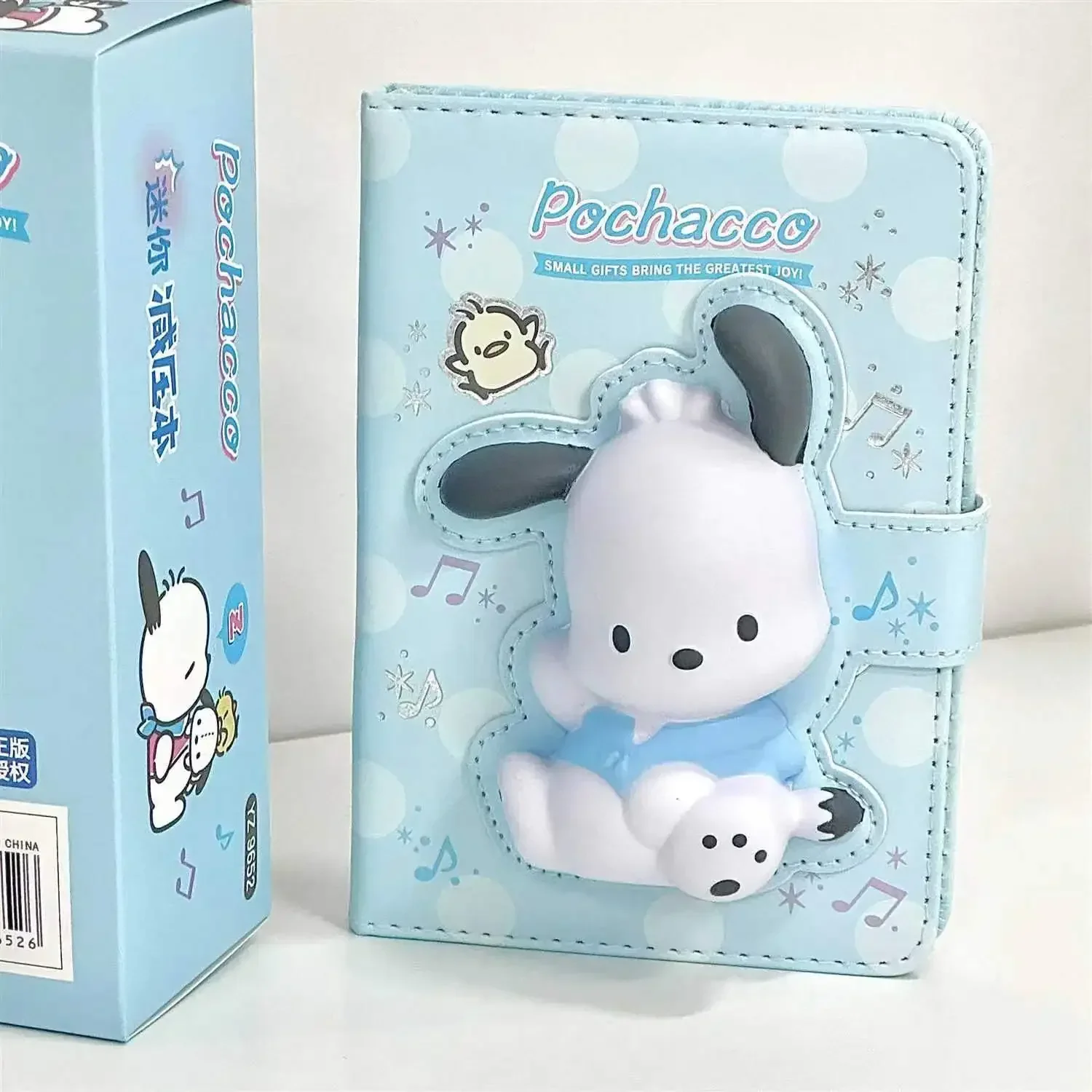 

Sanrio, милый Mymelody Kuromi Cinnamoroll PomPom Purin Pochacco, книга с магнитной пряжкой и рисунком, милый блокнот, канцелярские принадлежности, подарок