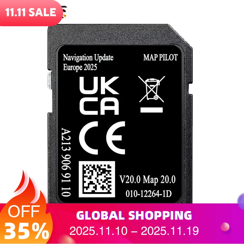 

Cost Factroy OEM A213 GPS Navigation for Mercedes GLC C E V X-class Garmin SD Card Europe Maps Polit V20 Free Delivey