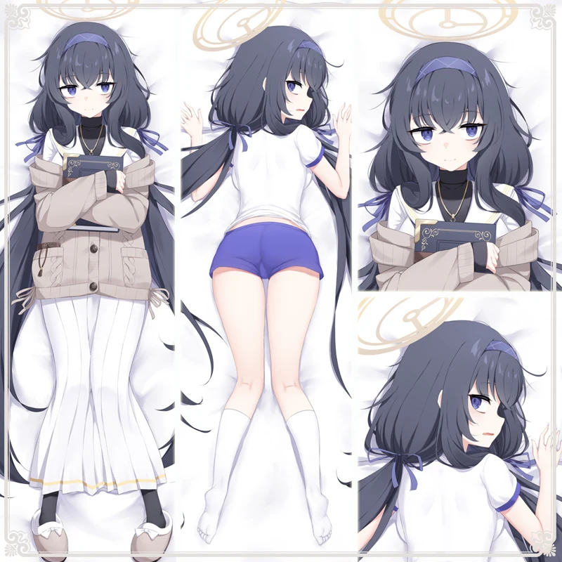 Anime Blue Archive Goats Ui Sexy Cartoon Dakimakura Cozy Pillow Cover Bed En Gifts SS