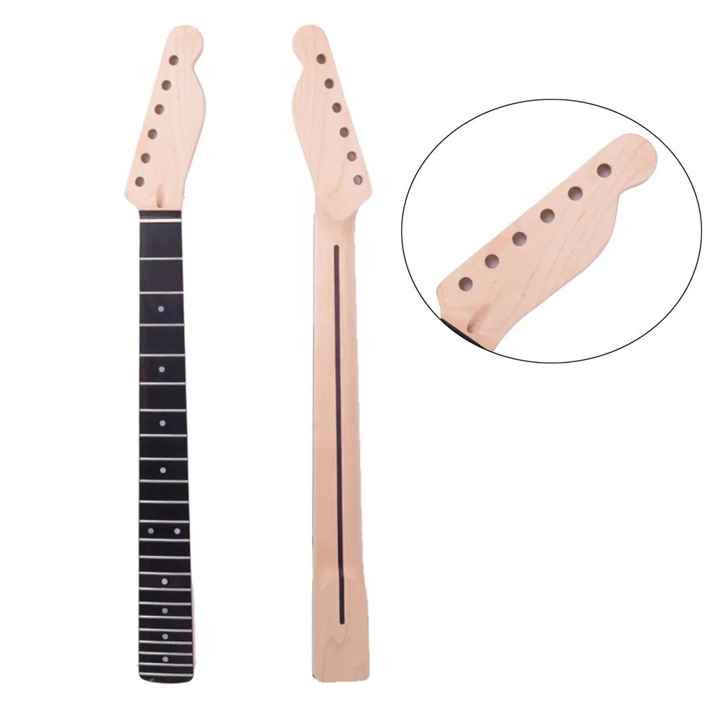 TL Canadian Maple Rosewood Matte 22 Frets with Peach Tube Beef Bone Pillow Neck DIY Guitar Accessories