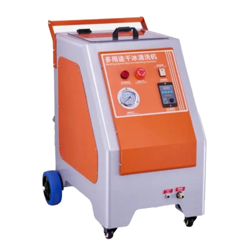 Mobile Digital Control Dry Ice Blasting Machine Industrial Duty Dry Ice Cleaning for Mold Auto Rust Grease Removal (Customized)