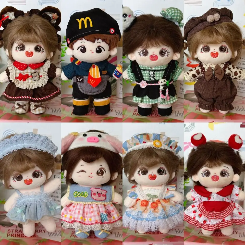 

20cm Cotton Doll Doll Clothes Set BJD Hand-made Doll Dresses Cosplay Props Dolls Accessories Doll's Accessories Birthday Gifts