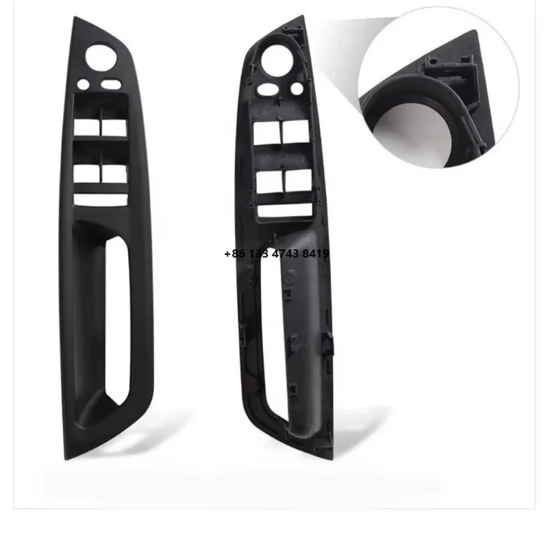 

X5 X6 E70 E71 E72 2007-2014 Full Set of Left Rudder Driving Upgraded Inner Door Handles with Leather Cover