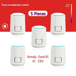 C20 1/5/10 Pieces Thermal Actuator NC 230V for Underfloor Heating Manifold  Electric  M30*1.5  Floor  Thermostat