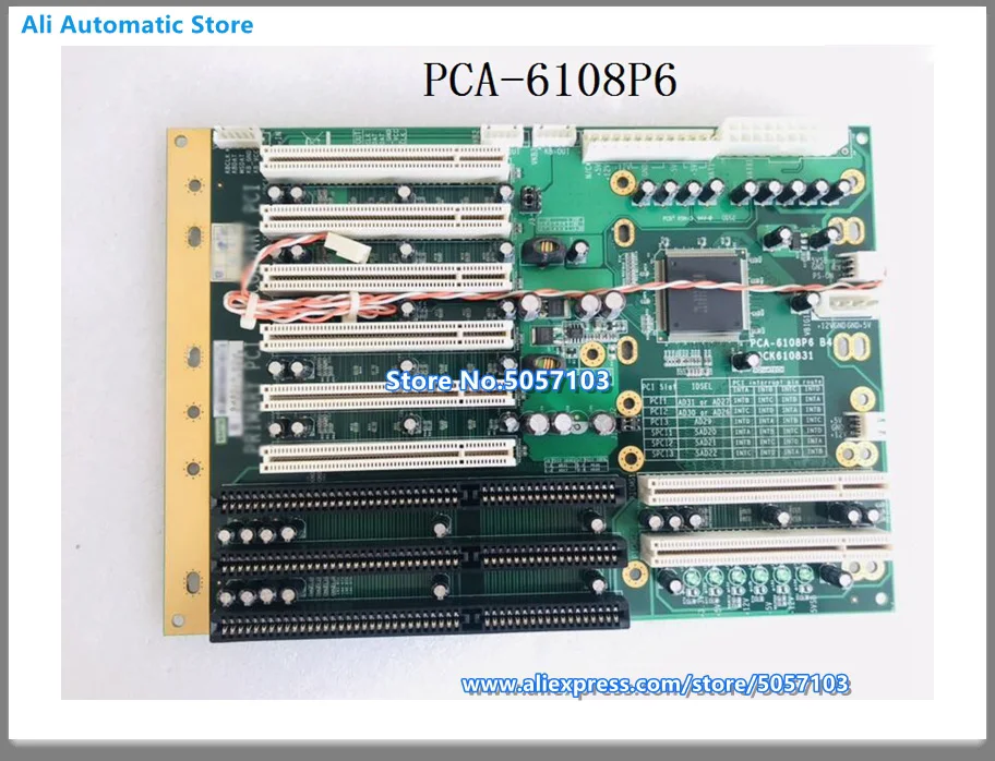 IPC Backplane PCA-6108P6 Rev.B4 6 PCI Backplanes